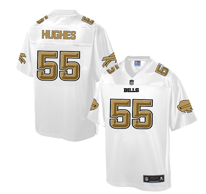 Buffalo Bills #55 Jerry Hughes White Pro Line Fashion Jersey Buffalo Bills #55 Jerry Hughes White Pro Line Fashion Jersey