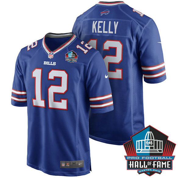 Buffalo Bills #12 Jin Kelly Royal Blue Retired Player Game Jersey Buffalo Bills #12 Jin Kelly Royal Blue Retired Player Game Jersey