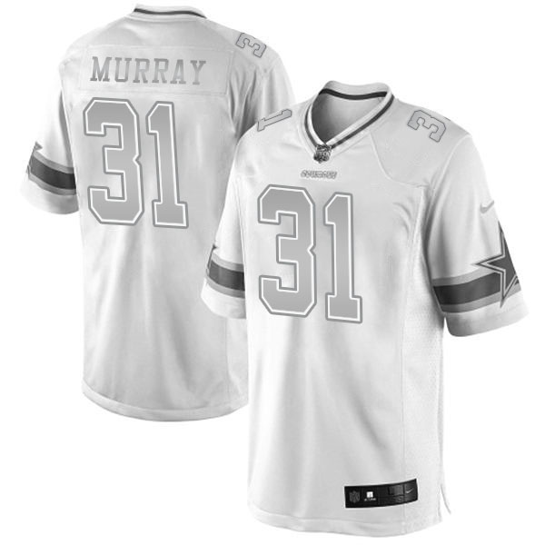 Dallas Cowboys #31 Byron Jones White Platinum Limited Jersey Dallas Cowboys #31 Byron Jones White Platinum Limited Jersey