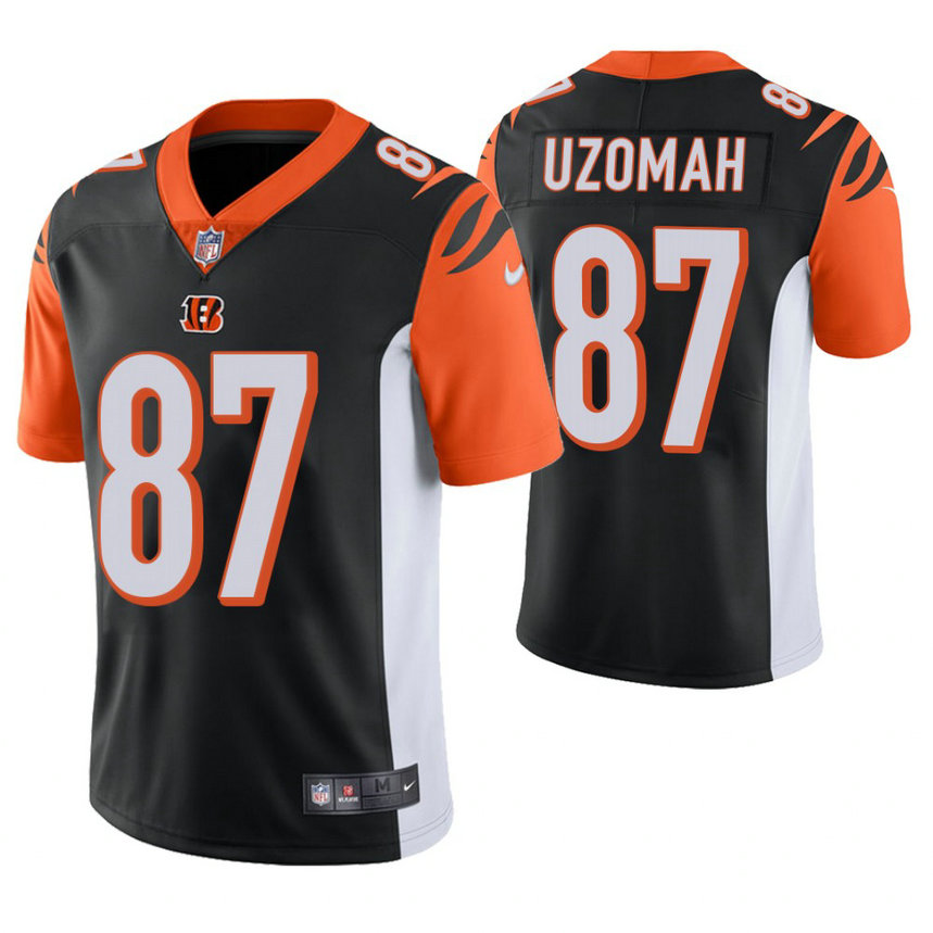 Cincinnati Bengals #87 C. J. Uzomah Black Vapor Untouchable Limited Player Jersey Cincinnati Bengals #87 C. J. Uzomah Black Vapor Untouchable Limited Player Jersey