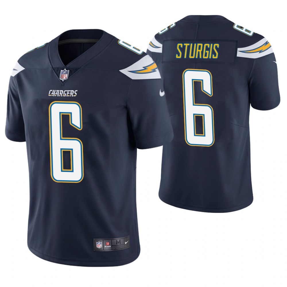 Los Angeles Chargers #6 Caleb Sturgis Navy Vapor Untouchable Limited Player Jersey