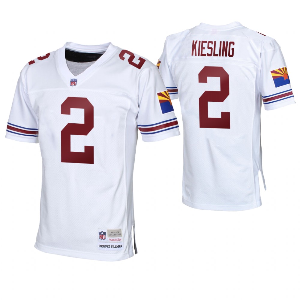 Arizona Cardinals #2 Walt Kiesling White Vintage Replica Retired Player Jersey Arizona Cardinals #2 Walt Kiesling White Vintage Replica Retired Player Jersey