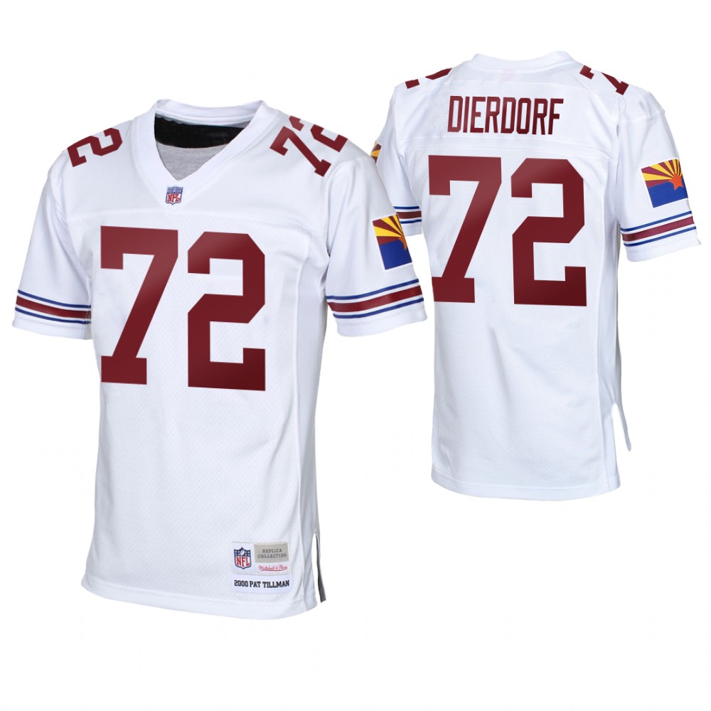 Arizona Cardinals #72 Dan Dierdorf White Vintage Replica Retired Player Jersey Arizona Cardinals #72 Dan Dierdorf White Vintage Replica Retired Player Jersey