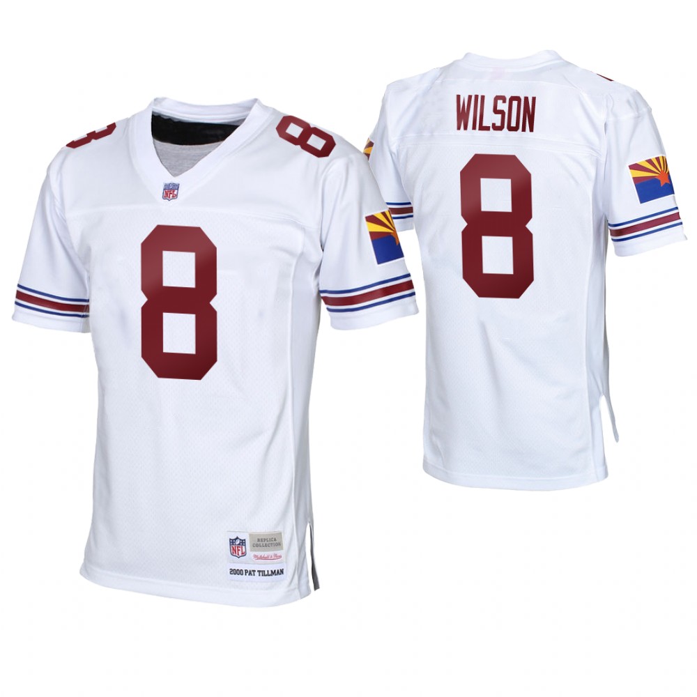 Arizona Cardinals #8 Larry Wilson White Vintage Replica Retired Player Jersey Arizona Cardinals #8 Larry Wilson White Vintage Replica Retired Player Jersey