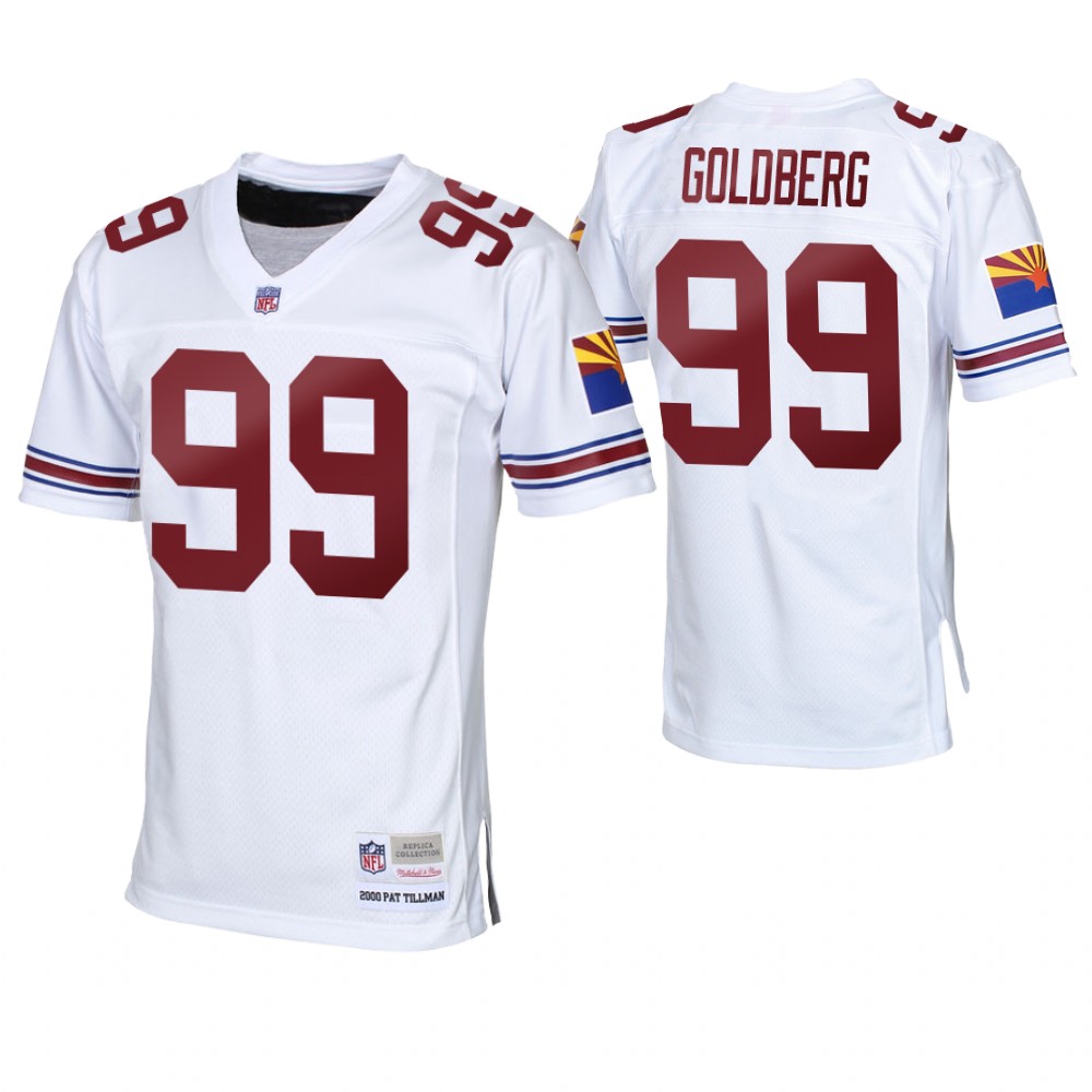 Arizona Cardinals #99 Marshall Goldberg White Vintage Replica Retired Player Jersey Arizona Cardinals #99 Marshall Goldberg White Vintage Replica Retired Player Jersey