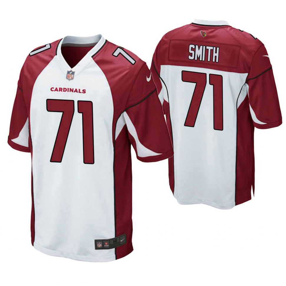 Arizona Cardinals #71 Andre Smith White Game Jersey