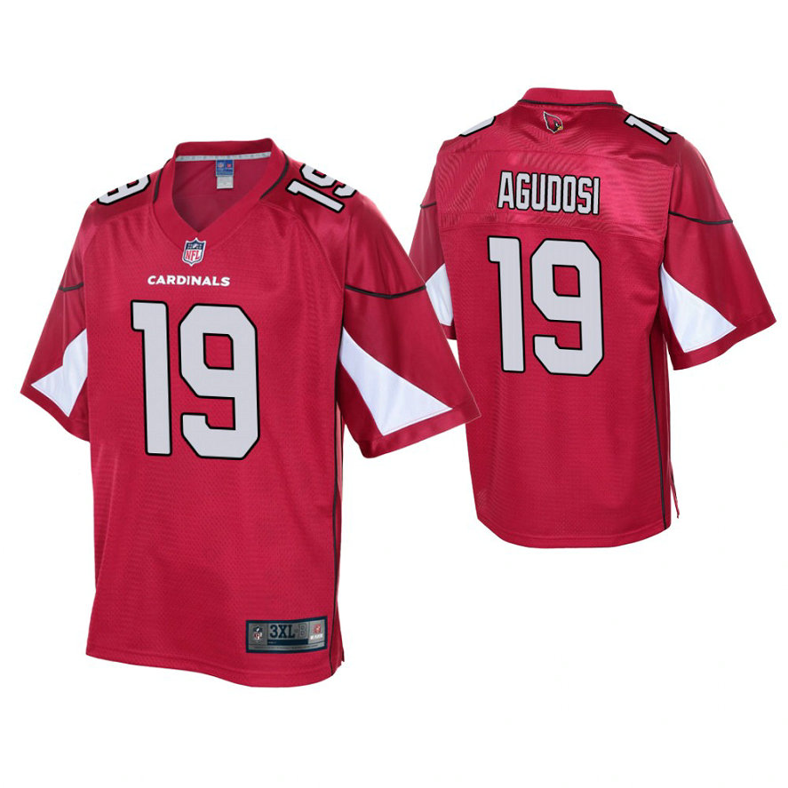 Youth Arizona Cardinals #19 Carlton Agudosi Cardinal Player Pro Line Jersey Youth Arizona Cardinals #19 Carlton Agudosi Cardinal Player Pro Line Jersey