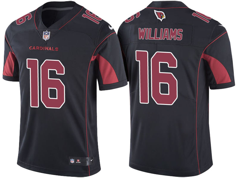 Arizona Cardinals #16 Chad Williams Black Vapor Untouchable Color Rush Limited Jersey Arizona Cardinals #16 Chad Williams Black Vapor Untouchable Color Rush Limited Jersey