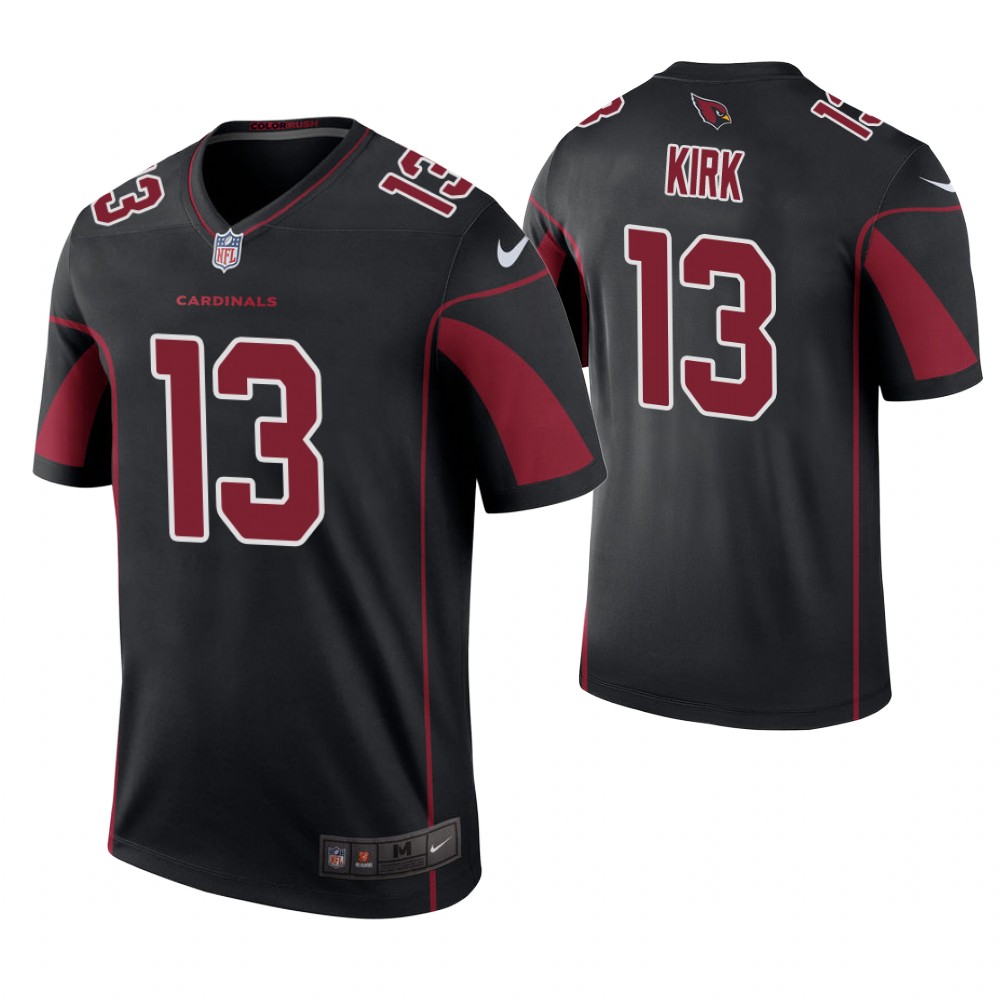 Arizona Cardinals #13 Christian Kirk Black Color Rush Legend Jersey Arizona Cardinals #13 Christian Kirk Black Color Rush Legend Jersey