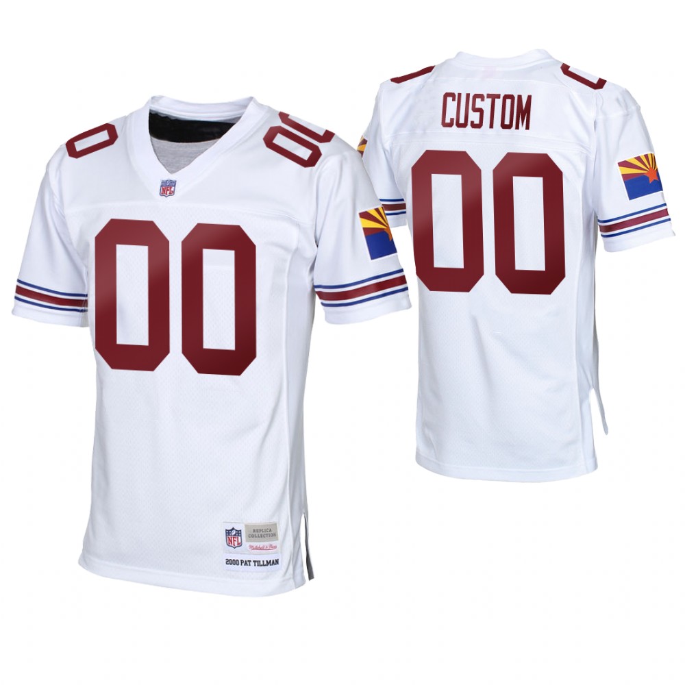 Arizona Cardinals White Vintage Replica Customized Jersey Arizona Cardinals White Vintage Replica Customized Jersey