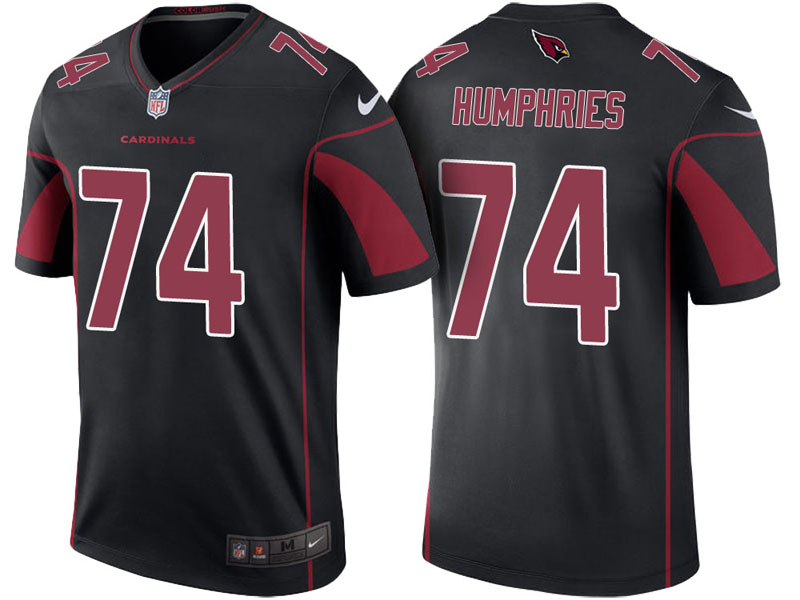 Arizona Cardinals #74 D.J. Humphries Black Color Rush Legend Jersey Arizona Cardinals #74 D.J. Humphries Black Color Rush Legend Jersey