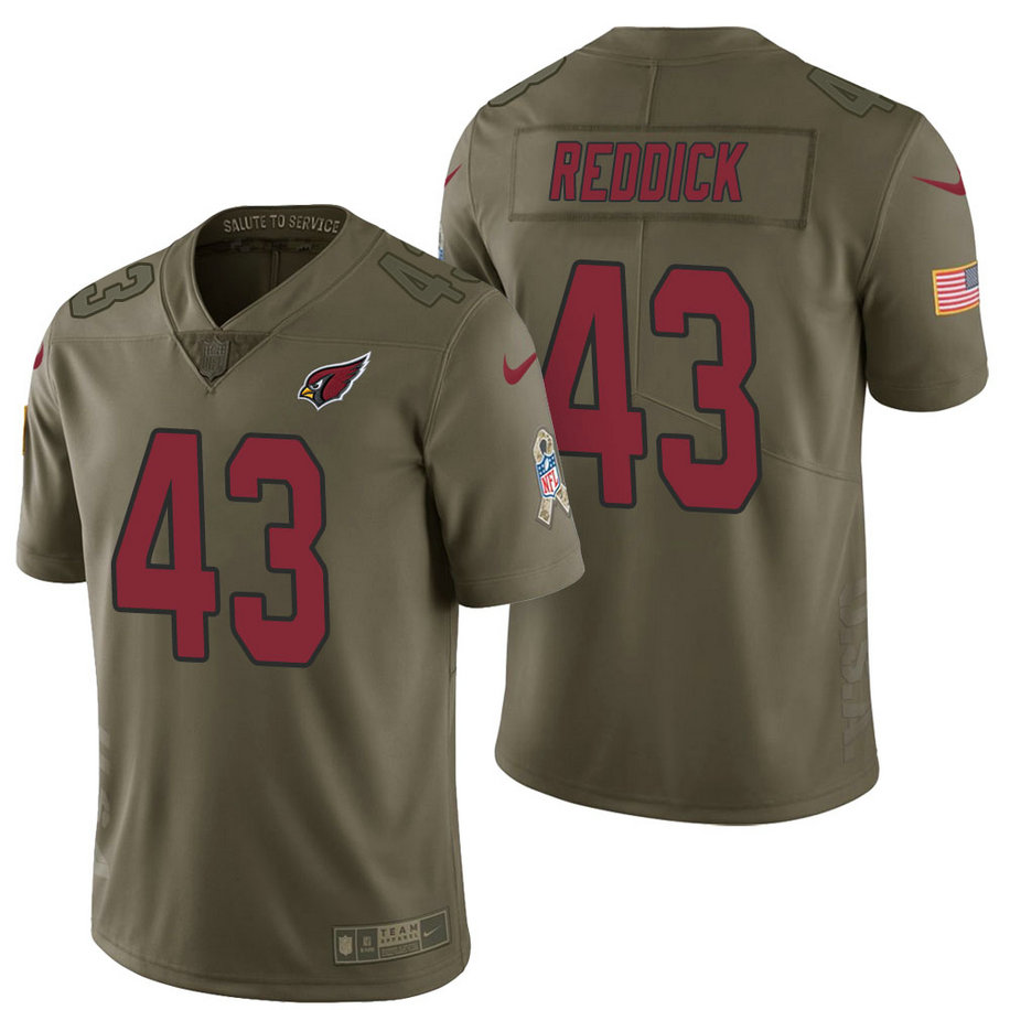 Arizona Cardinals #43 Haason Reddick Olive 2017 Salute to Service Limited Jersey