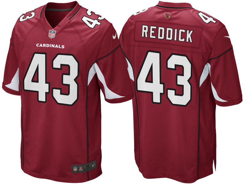 Arizona Cardinals Haason Reddick Cardinal 2017 Draft Pick Game Jersey