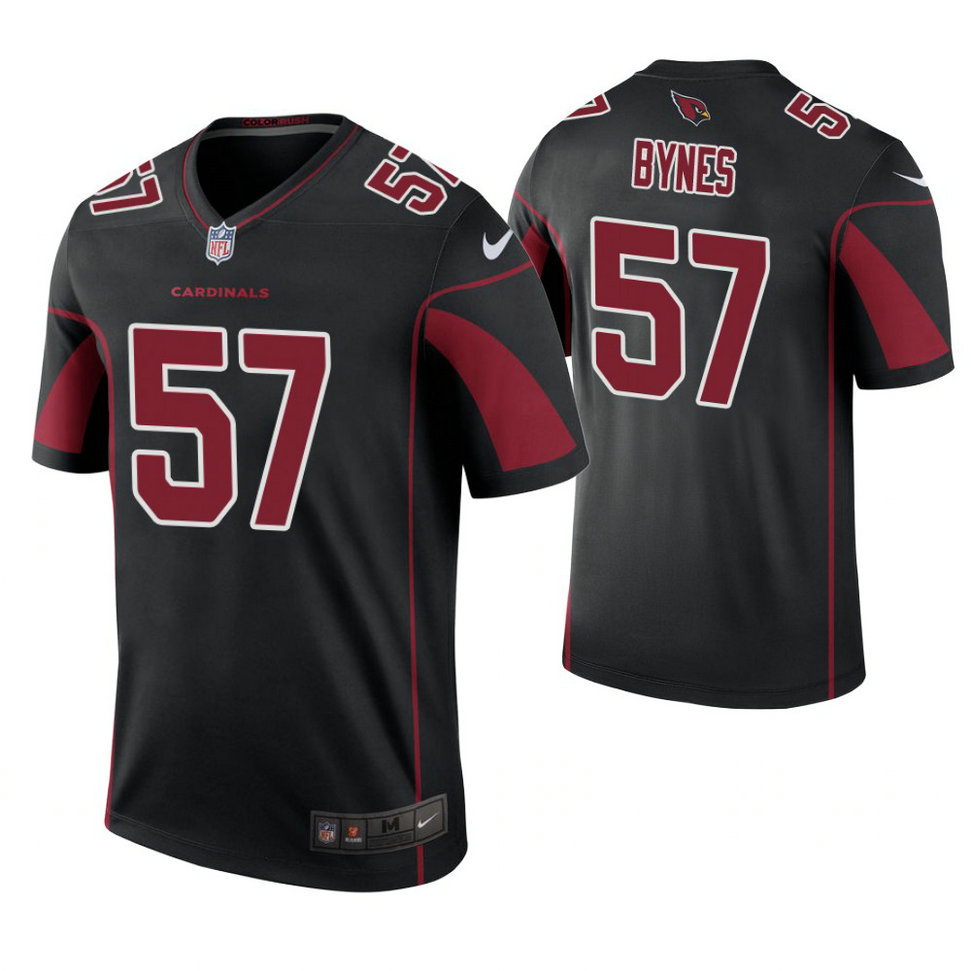 Arizona Cardinals #57 Josh Bynes Black Color Rush Legend Jersey