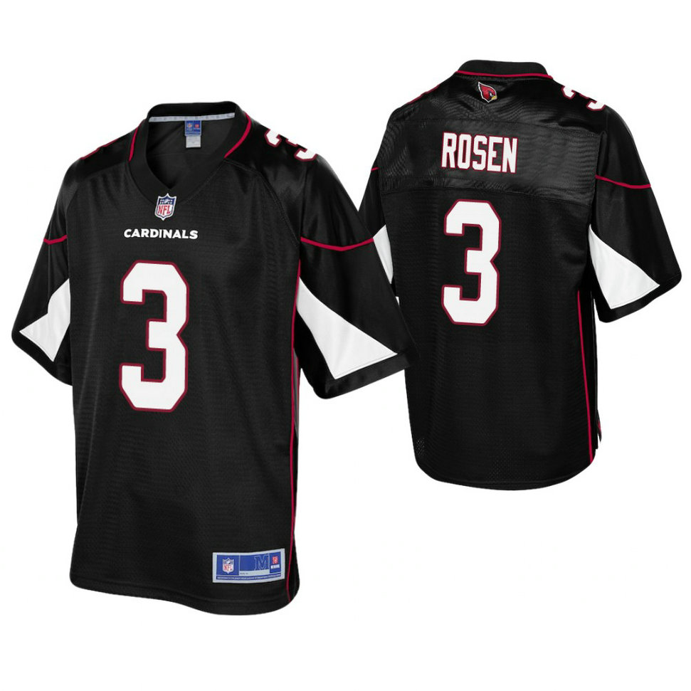Youth Arizona Cardinals #3 Josh Rosen Black Alternate Pro Line Jersey Youth Arizona Cardinals #3 Josh Rosen Black Alternate Pro Line Jersey