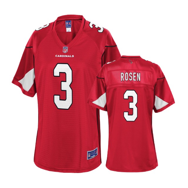Women Arizona Cardinals #3 Josh Rosen 2018 Draft Cardinal Player Jersey