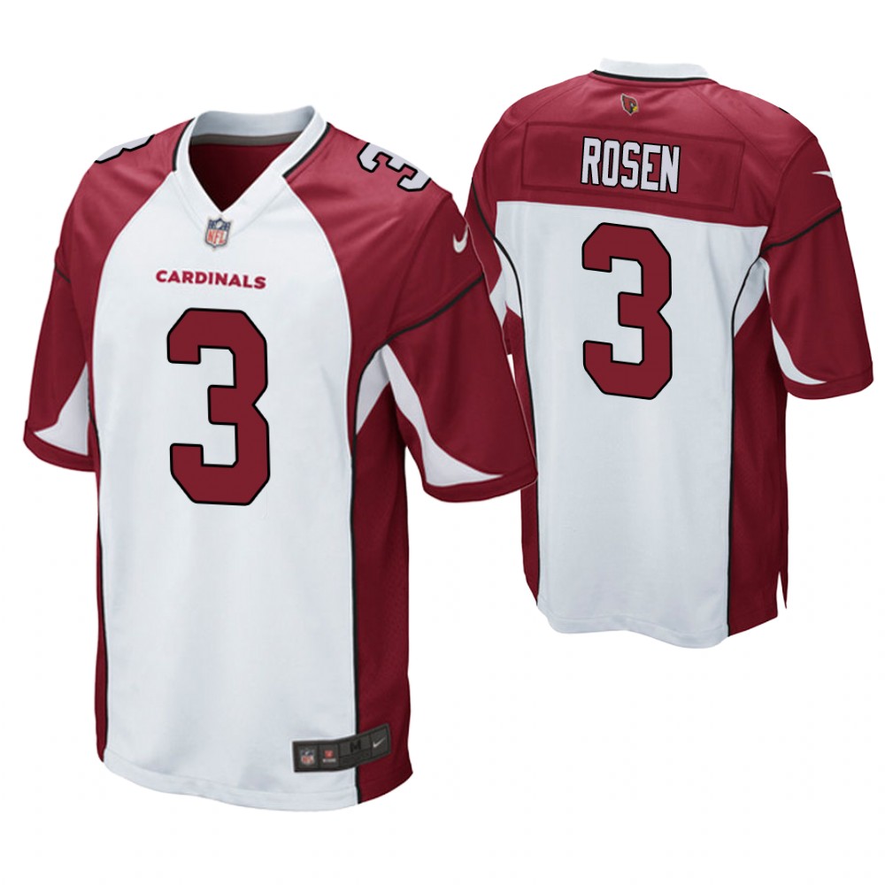 Arizona Cardinals #3 Josh Rosen White Game Jersey Arizona Cardinals #3 Josh Rosen White Game Jersey