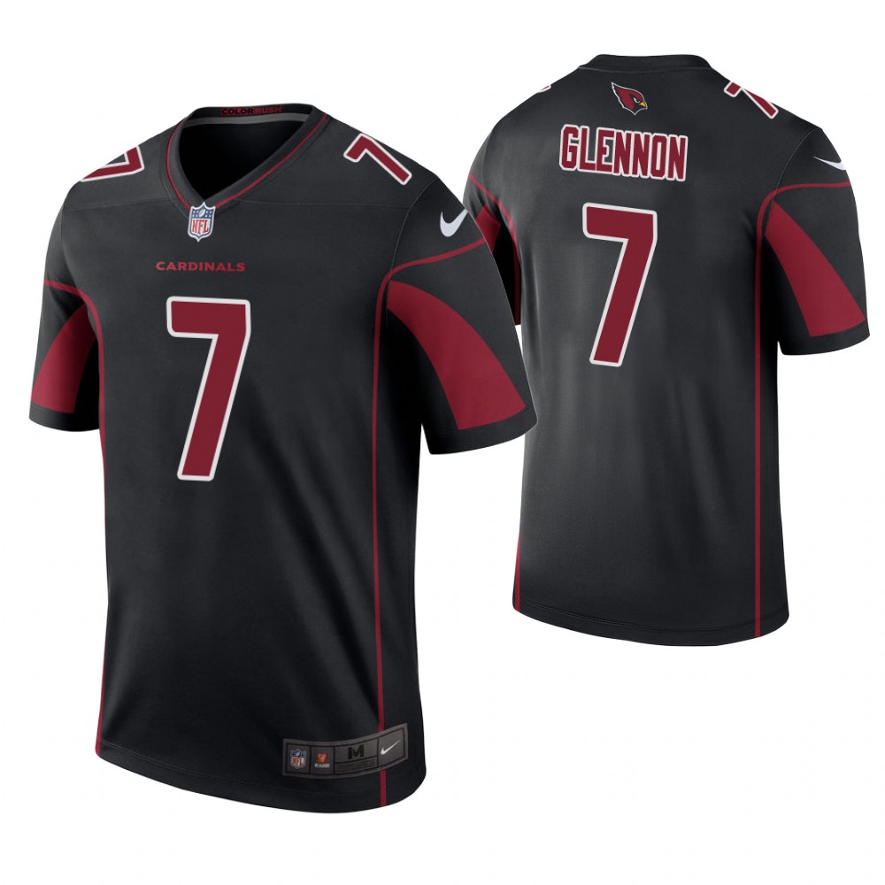 Arizona Cardinals #7 Mike Glennon Black Color Rush Legend Jersey Arizona Cardinals #7 Mike Glennon Black Color Rush Legend Jersey