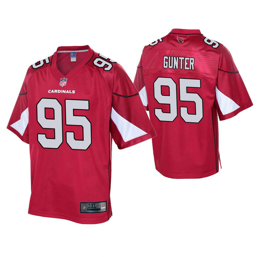 Youth Arizona Cardinals #95 Rodney Gunter Cardinal Player Pro Line Jersey Youth Arizona Cardinals #95 Rodney Gunter Cardinal Player Pro Line Jersey