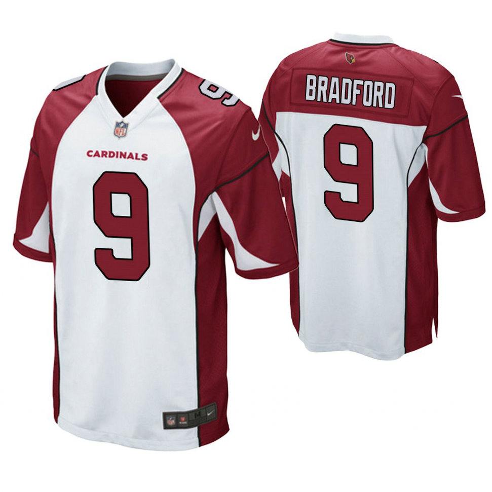 Arizona Cardinals #9 Sam Bradford White Game Jersey Arizona Cardinals #9 Sam Bradford White Game Jersey