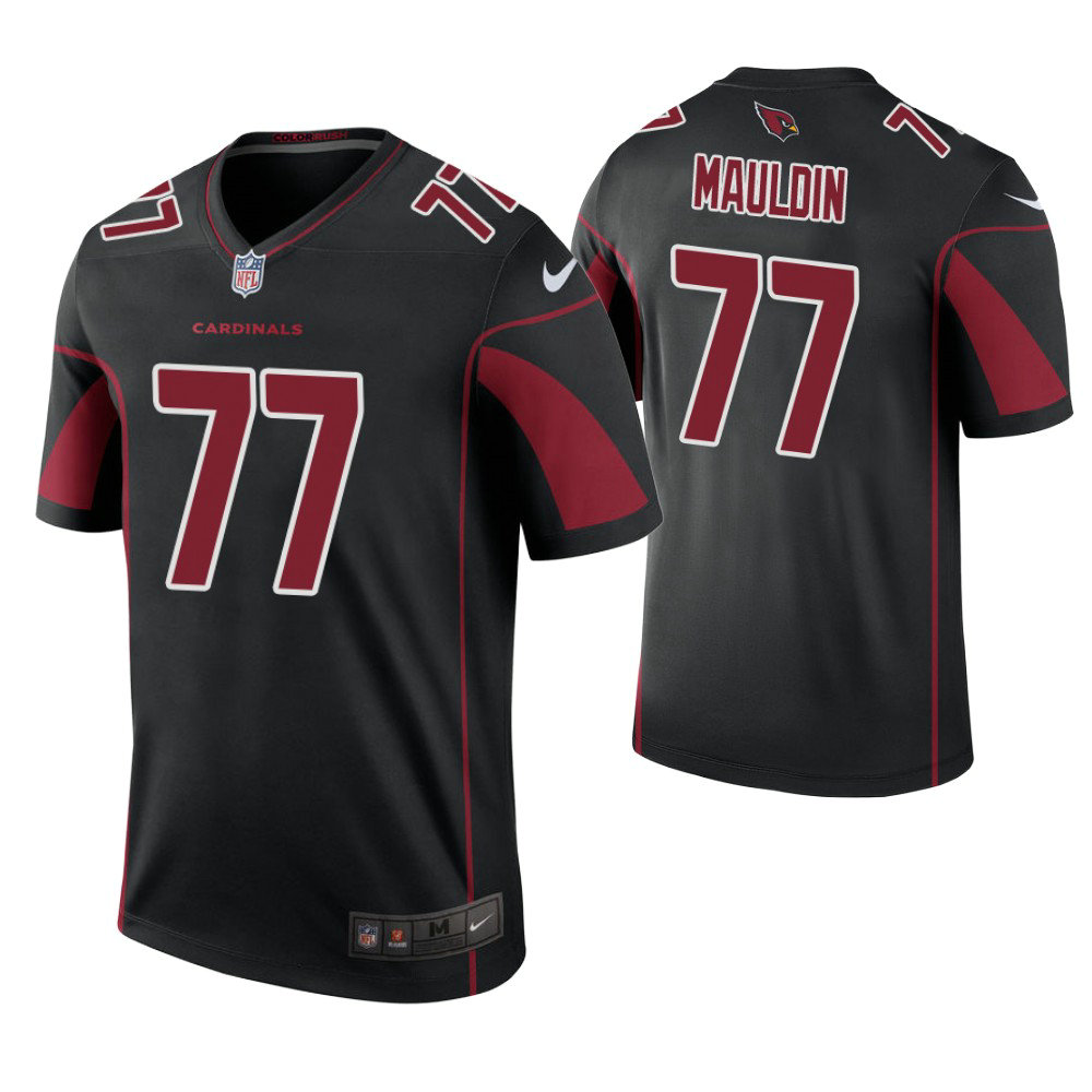 Arizona Cardinals #77 Stan Mauldin Black Color Rush Legend Retired Player Jersey Arizona Cardinals #77 Stan Mauldin Black Color Rush Legend Retired Player Jersey
