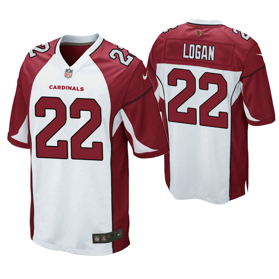 Arizona Cardinals #22 T. J. Logan White Game Jersey Arizona Cardinals #22 T. J. Logan White Game Jersey