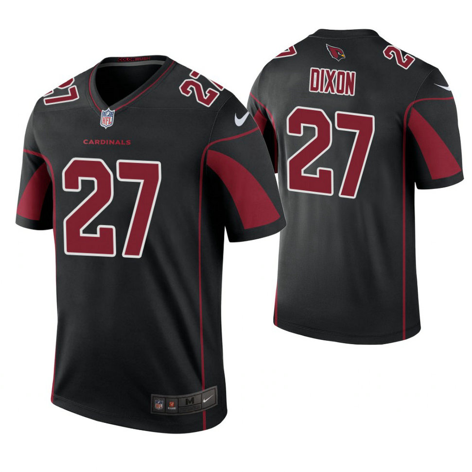 Arizona Cardinals #27 Travell Dixon Black Color Rush Legend Jersey Arizona Cardinals #27 Travell Dixon Black Color Rush Legend Jersey