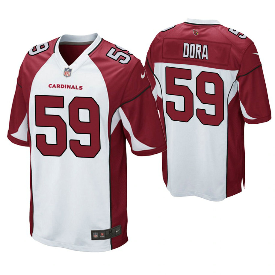 Arizona Cardinals #59 Vontarrius Dora White Game Jersey Arizona Cardinals #59 Vontarrius Dora White Game Jersey