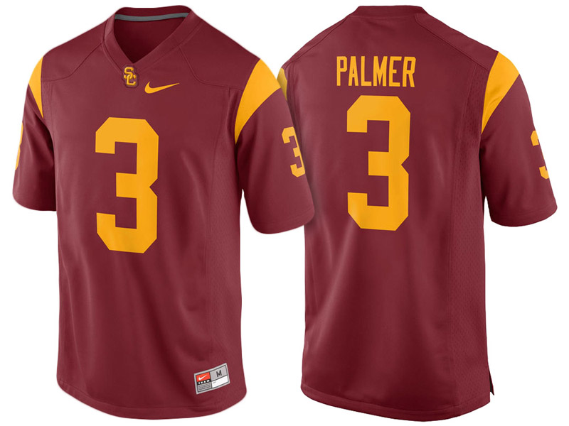 Carson Palmer #3 USC Trojans Cardinal College Football Jersey Carson Palmer #3 USC Trojans Cardinal College Football Jersey