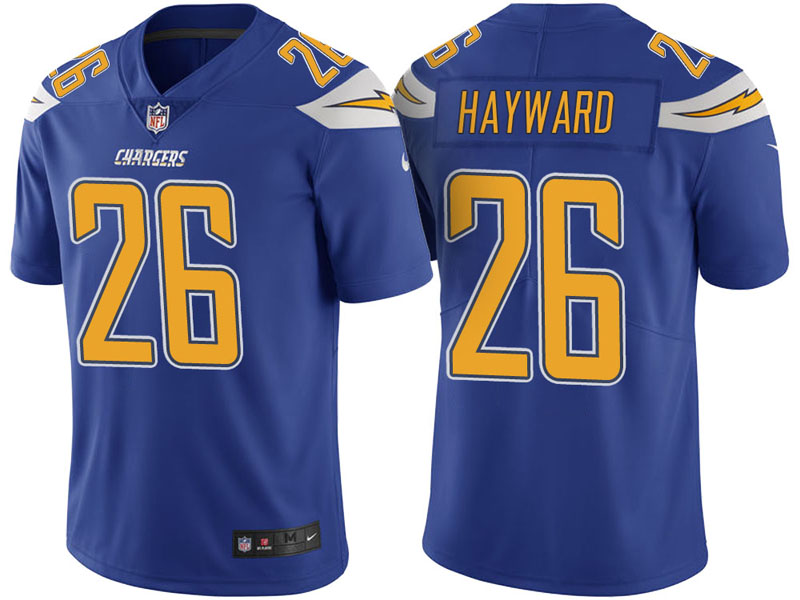Los Angeles Chargers #26 Casey Hayward Royal Vapor Untouchable Color Rush Limited Jersey