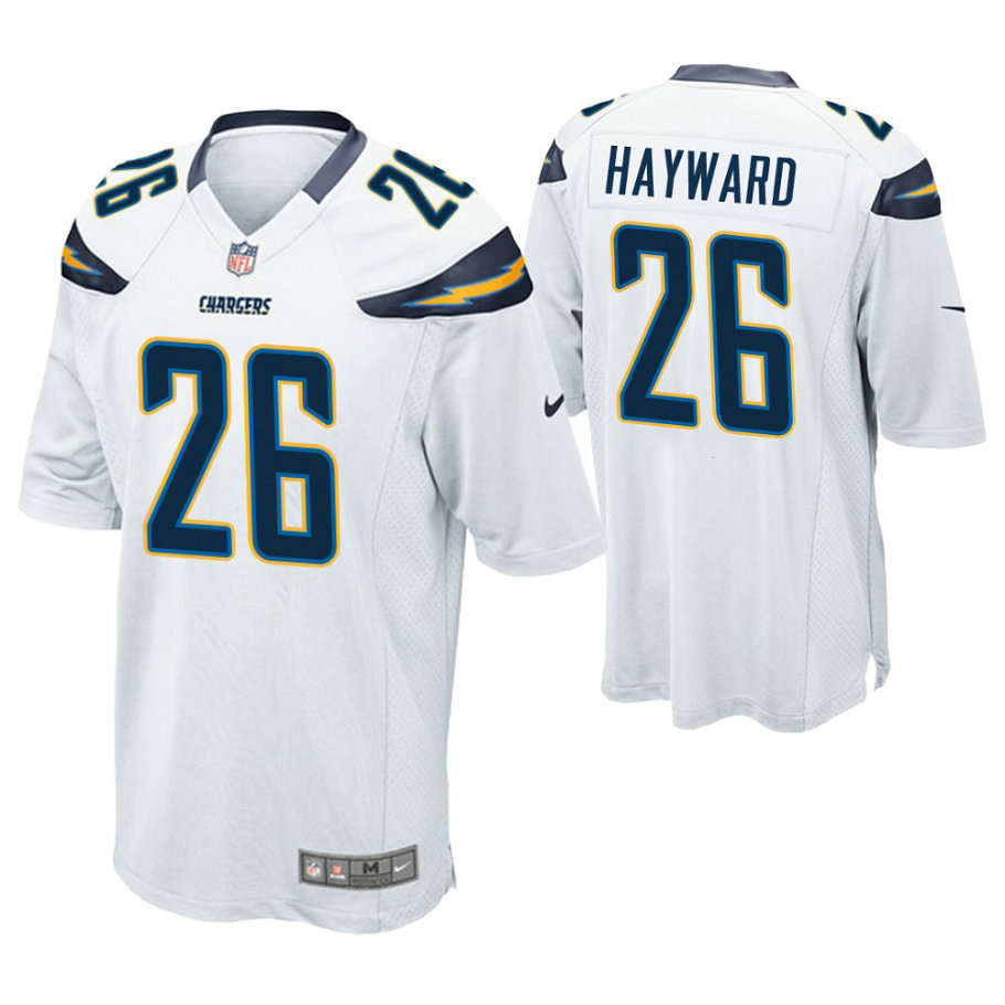 Los Angeles Chargers #26 Casey Hayward White Game Jersey