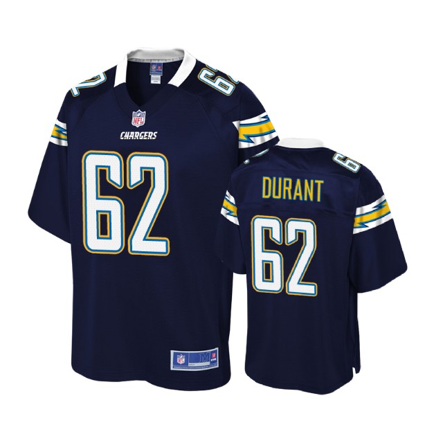 Youth Los Angeles Chargers #62 Chris Durant Navy Player Jersey