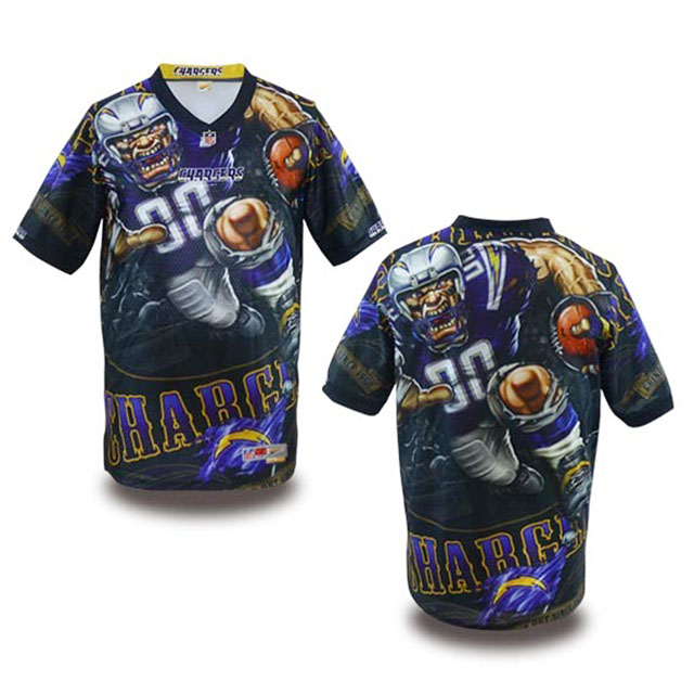 San Diego Chargers Fanatical Fashion Blank Jersey