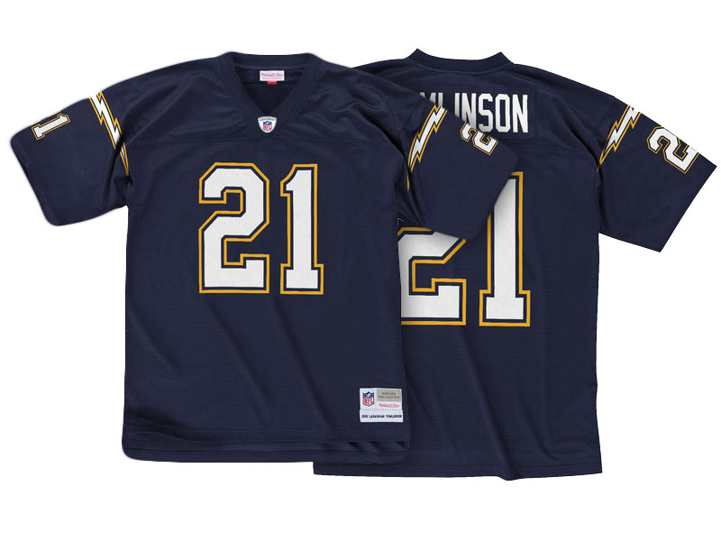 San Diego Chargers #21 LaDainian Tomlinson Navy 2006 Replica Retired Player Jersey