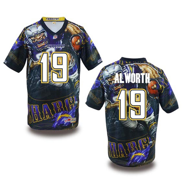 San Diego Chargers #19 Lance Alworth Fanatical Fashion Jersey
