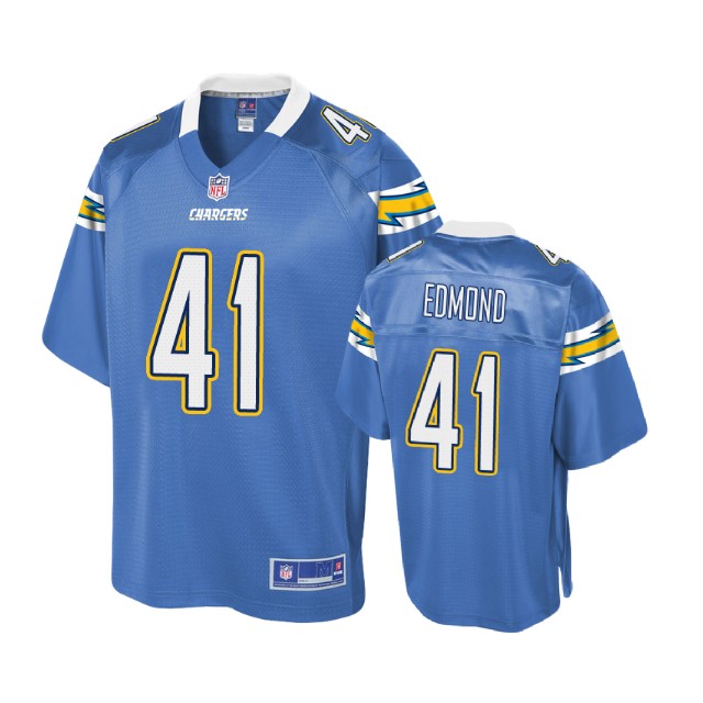 Youth Los Angeles Chargers #41 Marcus Edmond Powder Blue Player Jersey