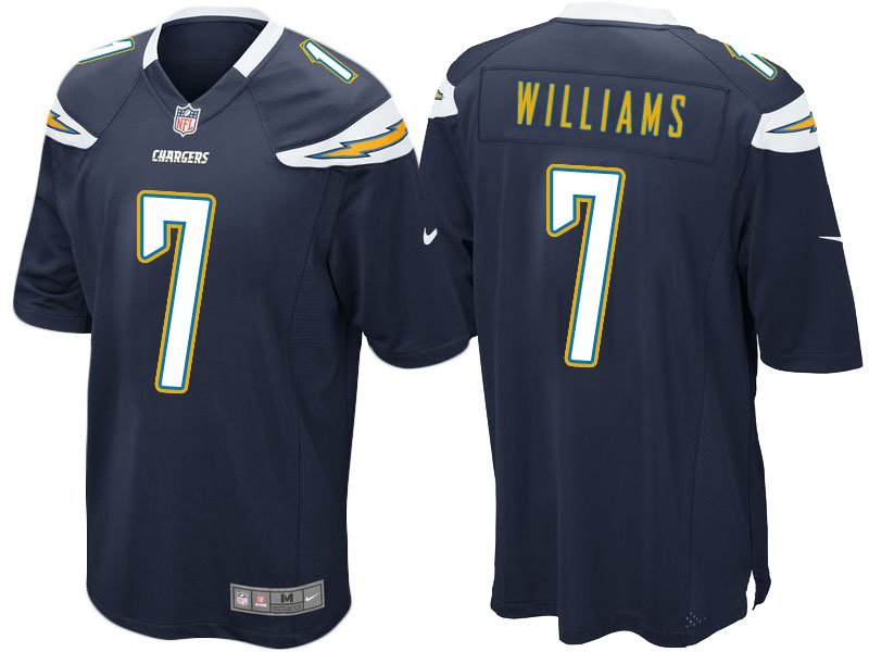 Los Angeles Chargers Mike Williams Navy 2017 Draft Pick Game Jersey Los Angeles Chargers Mike Williams Navy 2017 Draft Pick Game Jersey