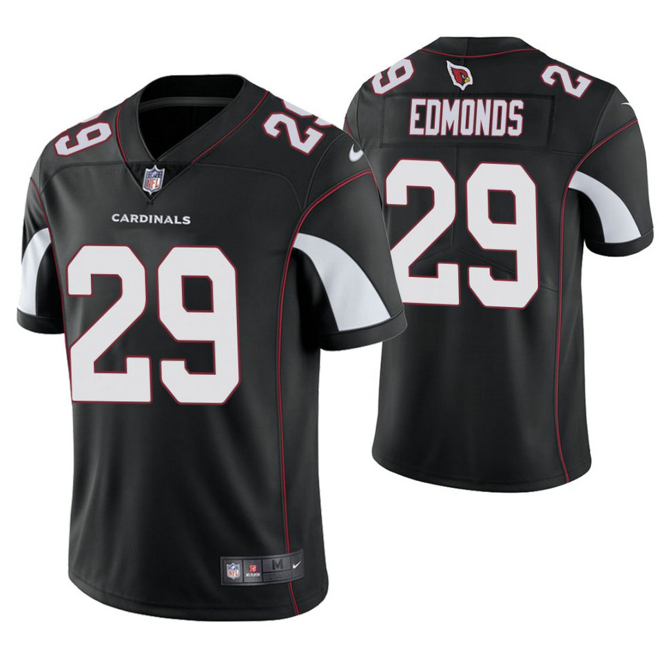 Arizona Cardinals #29 Chase Edmonds Black Elite Jersey Arizona Cardinals #29 Chase Edmonds Black Elite Jersey