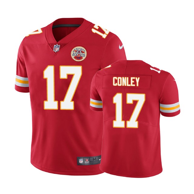 Kansas City Chiefs #17 Chris Conley Red Vapor Untouchable Limited Player Jersey Kansas City Chiefs #17 Chris Conley Red Vapor Untouchable Limited Player Jersey