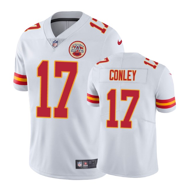 Kansas City Chiefs #17 Chris Conley White Vapor Untouchable Limited Player Jersey Kansas City Chiefs #17 Chris Conley White Vapor Untouchable Limited Player Jersey
