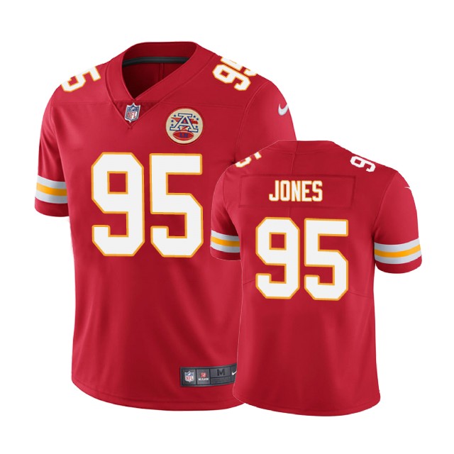 Kansas City Chiefs #95 Chris Jones Red Vapor Untouchable Limited Player Jersey Kansas City Chiefs #95 Chris Jones Red Vapor Untouchable Limited Player Jersey