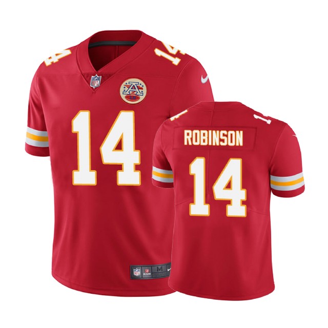 Kansas City Chiefs #14 Demarcus Robinson Red Vapor Untouchable Limited Player Jersey