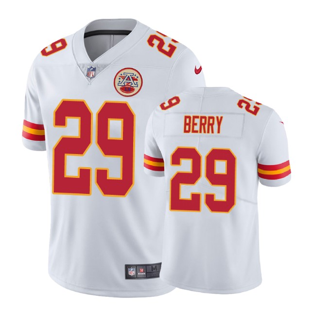 Kansas City Chiefs #29 Eric Berry White Vapor Untouchable Limited Player Jersey