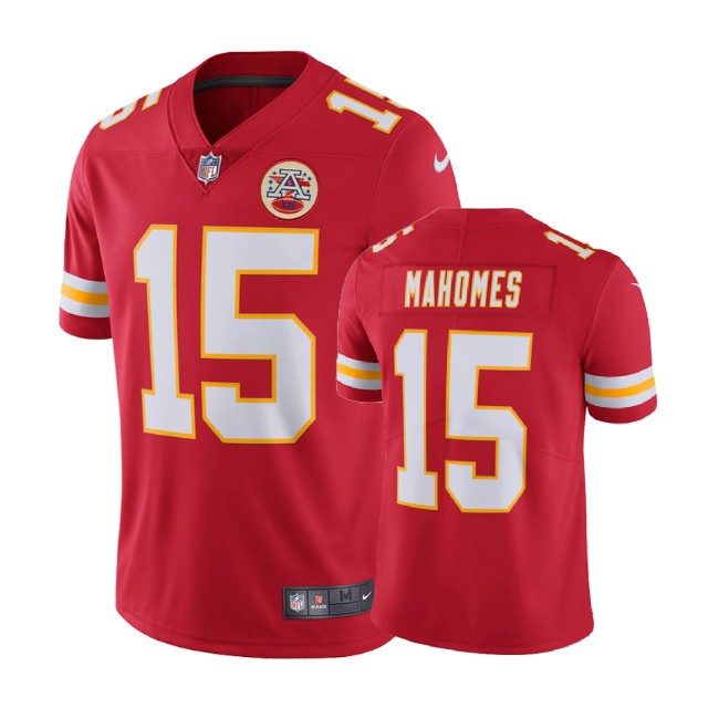 Kansas City Chiefs #15 Patrick Mahomes II Red Vapor Untouchable Limited Jersey