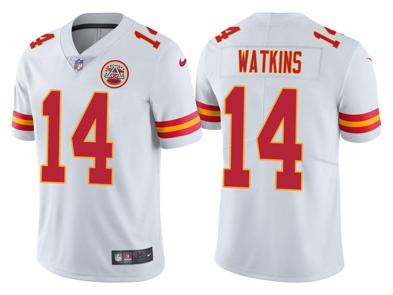 Kansas City Chiefs #14 Sammy Watkins White Vapor Untouchable Limited Jersey