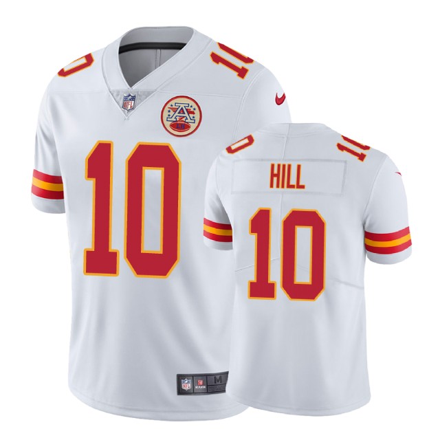 Kansas City Chiefs #10 Tyreek Hill White Vapor Untouchable Limited Player Jersey