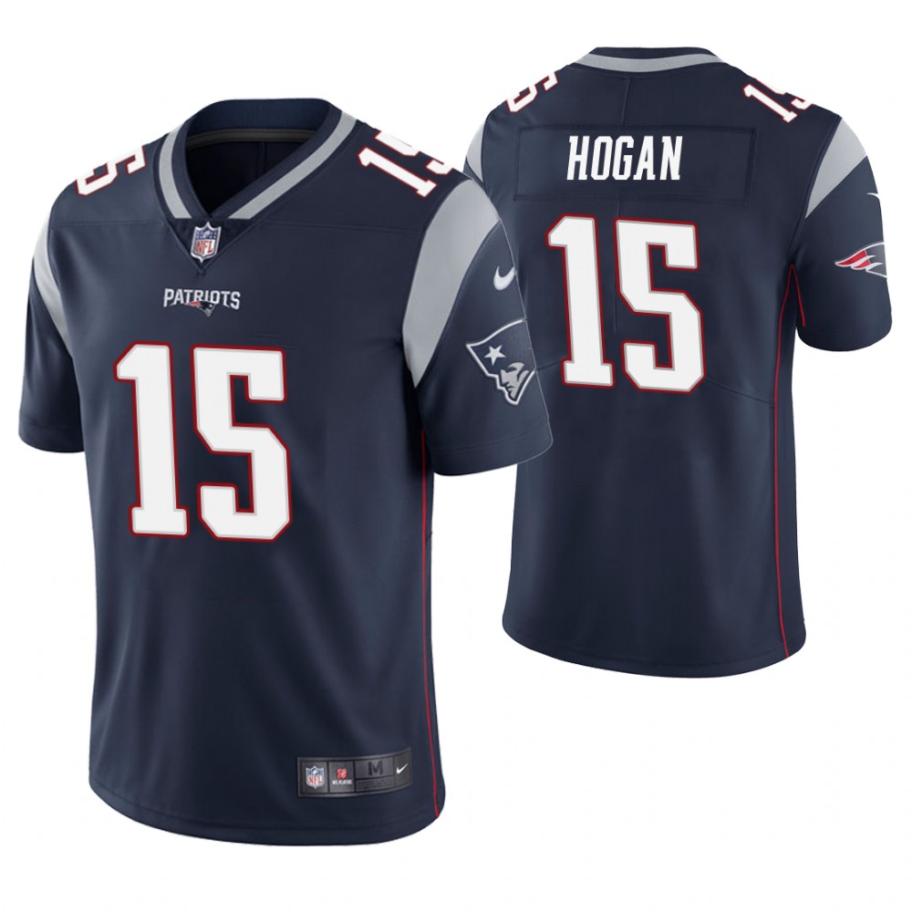 New England Patriots #15 Chris Hogan Navy Vapor Untouchable Limited Jersey