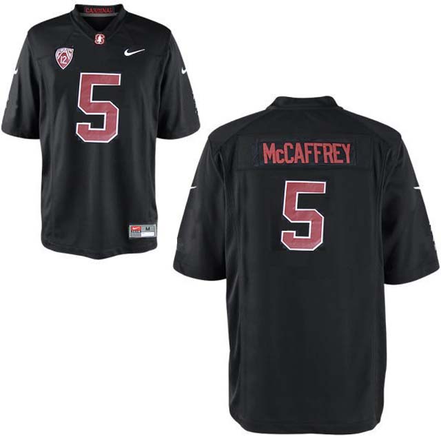 Christian McCaffrey #5 Stanford Cardinal Black College Football Jersey Christian McCaffrey #5 Stanford Cardinal Black College Football Jersey
