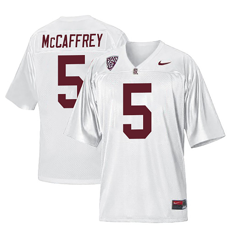 Christian McCaffrey #5 Stanford Cardinal White College Football Jersey Christian McCaffrey #5 Stanford Cardinal White College Football Jersey