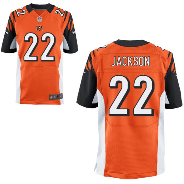Cincinnati Bengals #22 William Jackson III Orange Elite Jersey With Super Bowl LVI Patch
